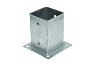 Patka sloupku 101x101x150mm, tl. 2mm ZN