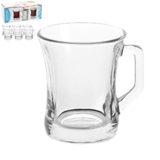Hrnek 225ml ZEN PLUS, sklo (6ks)