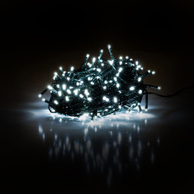 Vánoční řetěz 50LED 5+5m studená bílá