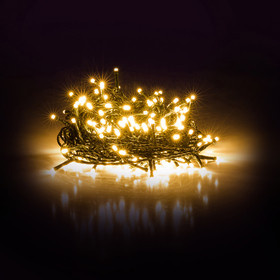 Vánoční řetěz 50LED 5+5m teplá bílá