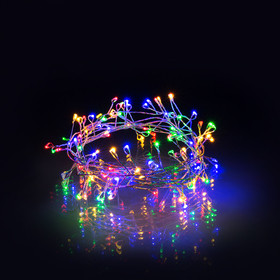 Vánoční řetěz - Nano 100LED 7,4m barevná
