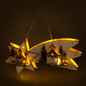 Hvězda padající 10LED vánoční