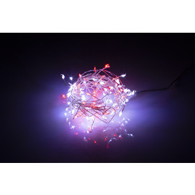 Vánoční řetěz - Nano 30LED červená/studená bílá