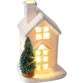 Porcelán domek LED 11,4cm