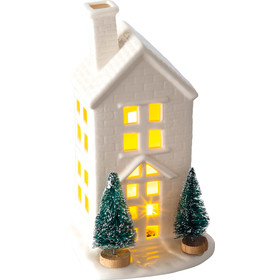 Porcelán domek LED 19,2cm