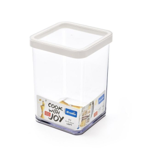 Dóza 1,00l LOFT, 10x10x14,2cm, těsnění, pevný plast
