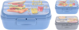 Box  1,00l,   x  x  cm, potisk, 2barvy dětský, plast