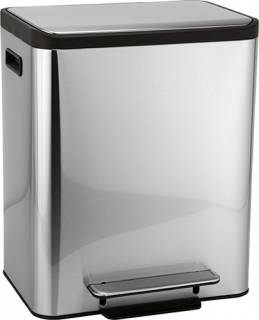 Odpadkový koš na tříděný odpad, 2x15 l