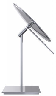 Kosmetické zrcátko jednostranné na postavení, ø 200 mm