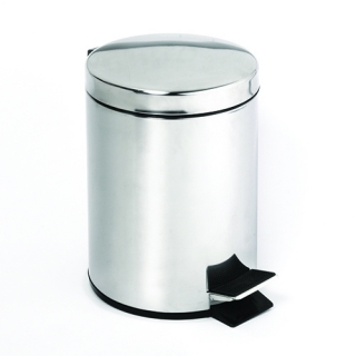 Odpadkový koš, 20 l, nerez, lesk