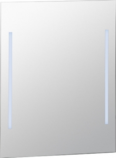 Zrcadlo s LED bočním osvětlením, 800 x 600 mm