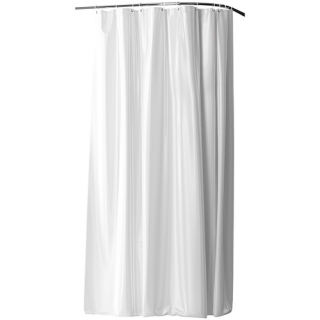 Sprchový závěs, 300 cm, bílý