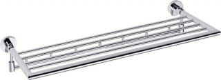 OMEGA: Držák ručníků výklopný s háčky, 600 mm
