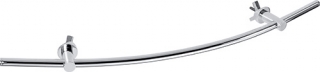 RAWELL: Držák ručníků na topné těleso, 600 mm, lesk