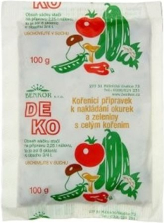 Koření přípravek DEKO, 100g, na nakládání okurek QQ