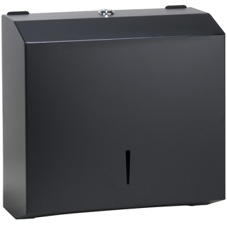 Zásobník papírových ručníků, 260 mm, nerez, černý