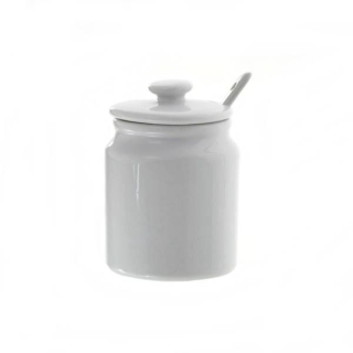 Cukřenka 180ml+lžička, porcelán