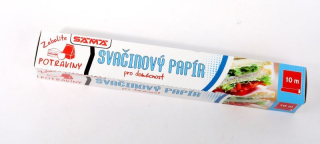 Papír svačinový 10m, box s pilkou