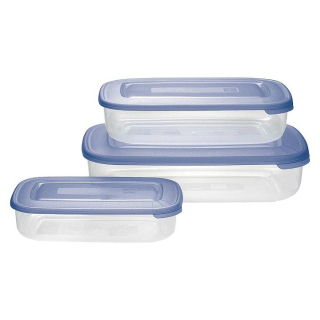 Box-sada 3ks, 3,0l, 1,88l, 0,93l, obd. modrý, plast