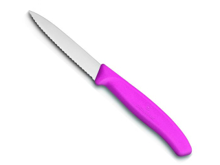 Nůž 8cm kuch.VLNKA, RŮŽOVÝ, VICTORINOX