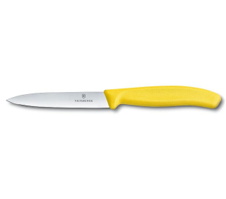 Nůž 10cm kuch. HLADKÝ ŽLUTÝ, VICTORINOX