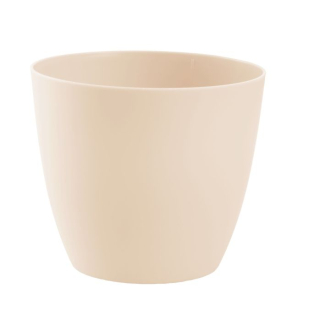 Obal d21cm ELLA písková, matná, plast