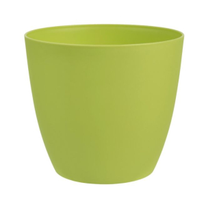 Obal d25cm ELLA jabl.zelená, matná, plast
