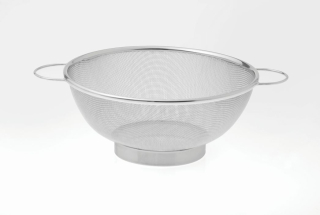 Cedník d25cm stojící, 2ucha, síto NR