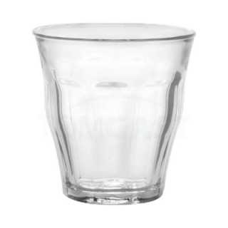 Sklen. 250ml, 6ks-čirá, PICARDIE, d8,7x9cm, DURALEX