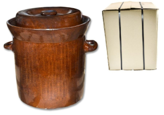 Keramický zelák 20L + víko (27/30cm), KERAMIKA ZÁBŘEH