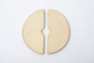 Těžítko 5l zeláku, 2půlky, neglaz.keram.d16cm