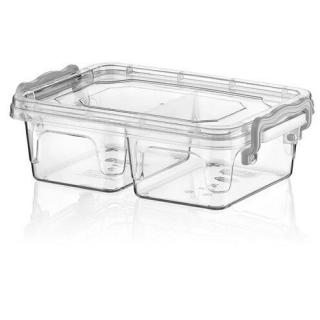 Box 0,5l MULTI, 16,5x11x5,5, obdél., dělený, plast