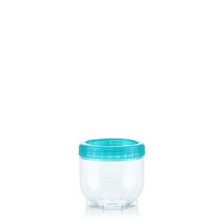 Dóza 0,50l INTERLOCK, d 9,5x 9,2cm, plast