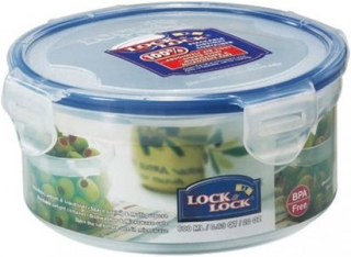 Dóza 0,60l LOCK HPL933 kulatá, d12,1x 6,8cm, plast