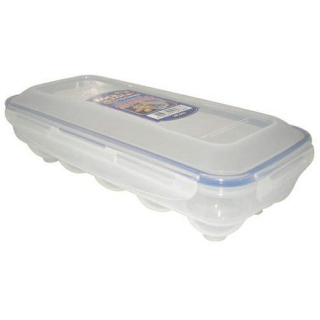 Dóza na 10ks vajec LOCK HPL953, 27x12x 6,8cm, plast