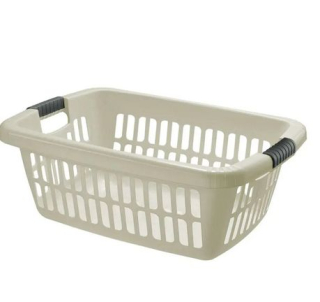 Koš 18l na čisté pr., 52x35x20cm, bílý, plast