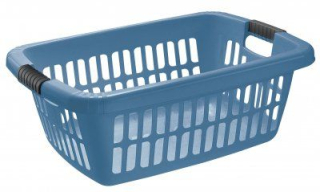 Koš 18l na čisté pr., 52x35x20cm, modrý, plast