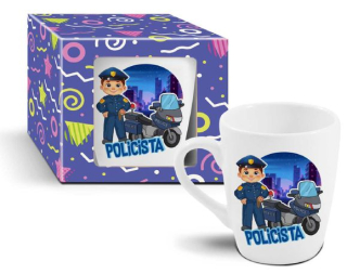 Hrnek 340ml POLICISTA moto, dětský, DB, keramika