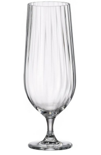 Sklen. 470ml, 2ks, BOHEMIA COLUMBA OPTIC, pivo na stopce