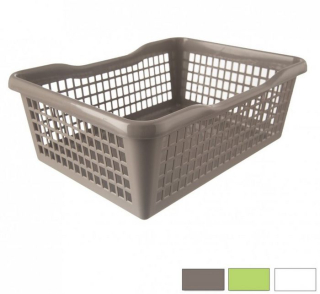 Košík 1,0l 20x10x 5,0cm, prolamovaný, 3barvy, plast