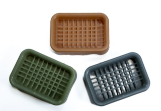 Mýdlenka obd.12,5x8,55cm s miskou, 4barvy, plast