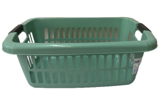 Koš 40l na čisté pr., 65x44x24cm, AURORA, zelený, plast