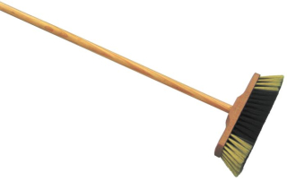Smeták s dřevěnou holí 130cm 5141/631, nelakovaný