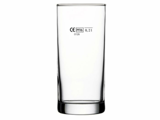 Sklenice 200ml DISCO cejch, výška 13,5cm (1ks)