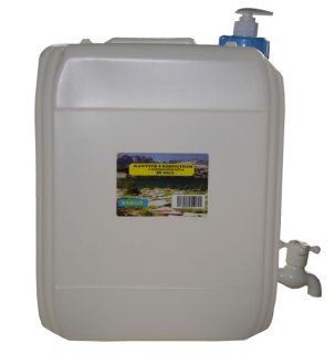 Kanystr s kohoutem + dávkovačem 20L