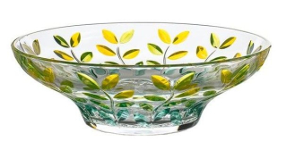 Mísa d30,5cm, BOHEMIA PRESTIGE LAURUS SUMMER, barev. sklo