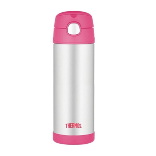 Termoska 0,47l NR, dětská růžová, brčko, THERMOS