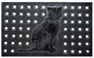 Rohož 60x40cm KOČKA 106-ADI, GUMA