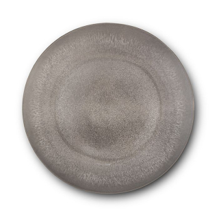 Talíř d19,0cm dezertní, šedý, ALEXANDRA, v.2,0cm, porcelán