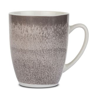 Hrnek 380ml šedý, ALEXANDRA, porcelán